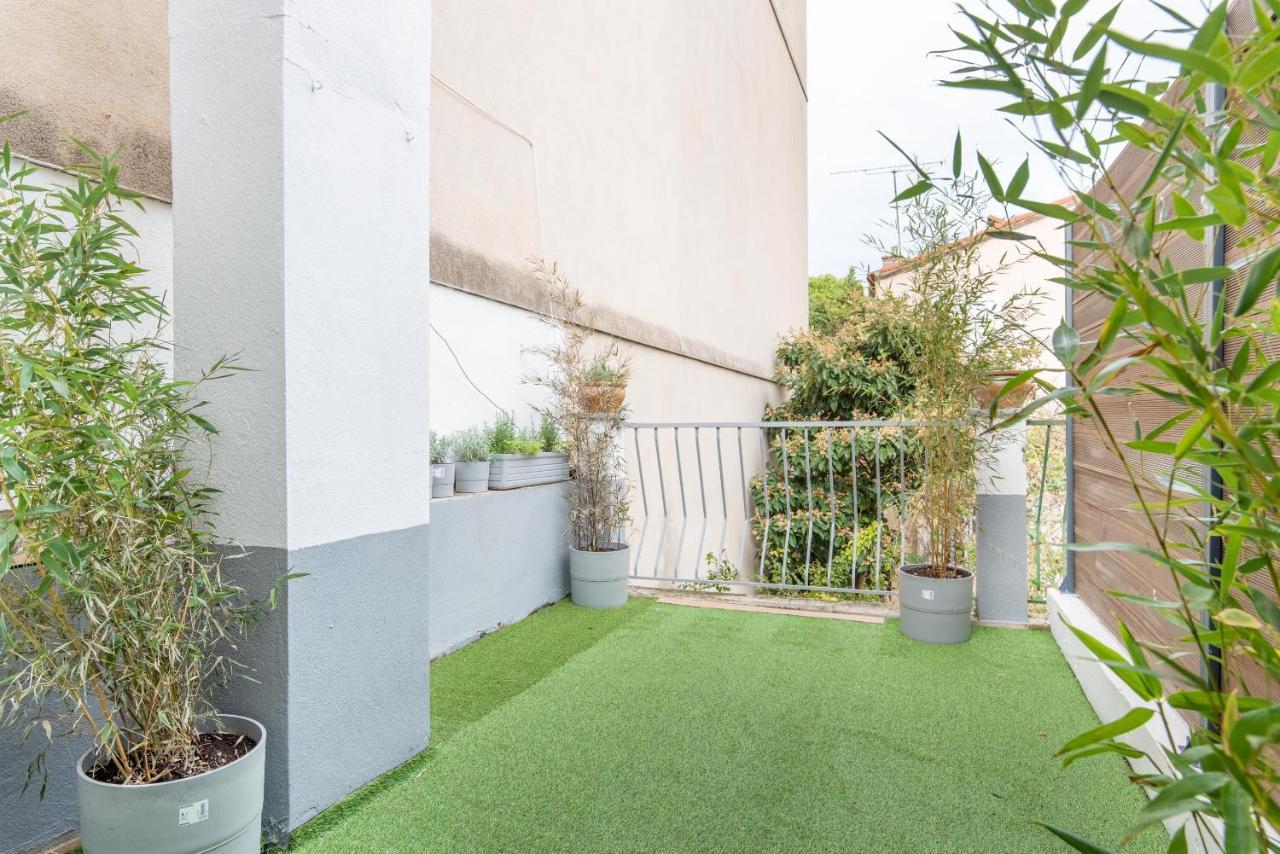 Studio Blancarde Terrasse Parking Clim Marseille Eksteriør bilde