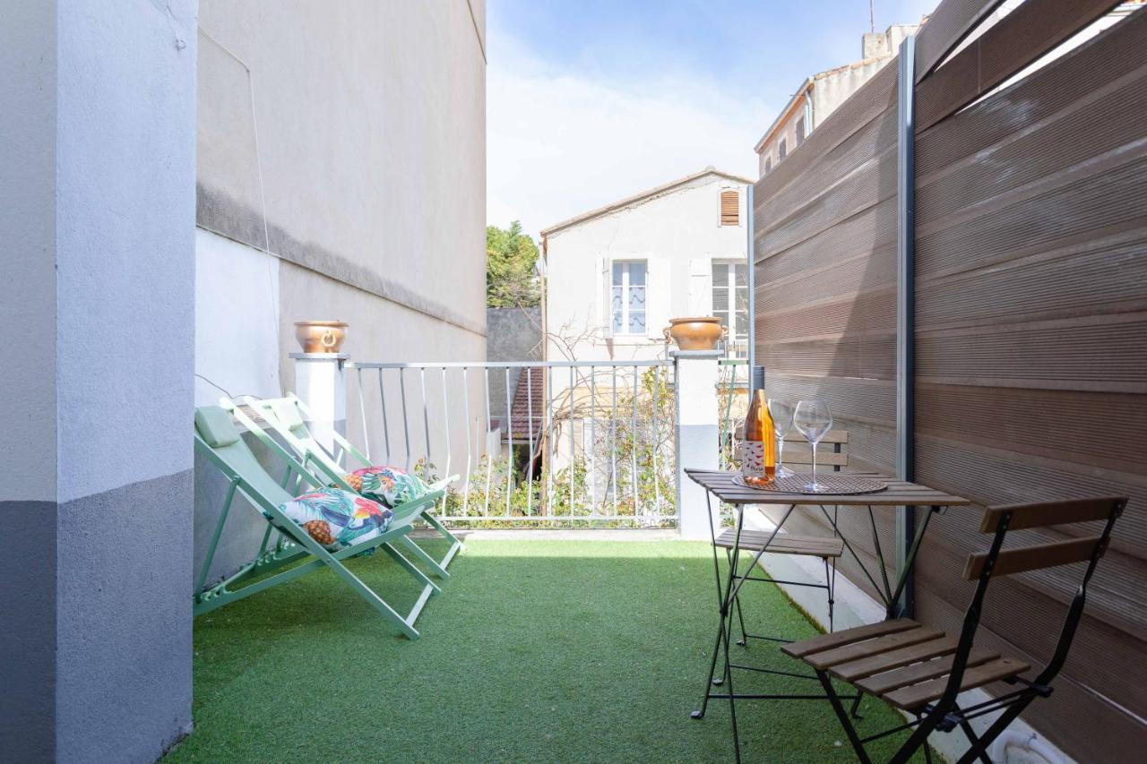 Studio Blancarde Terrasse Parking Clim Marseille Eksteriør bilde